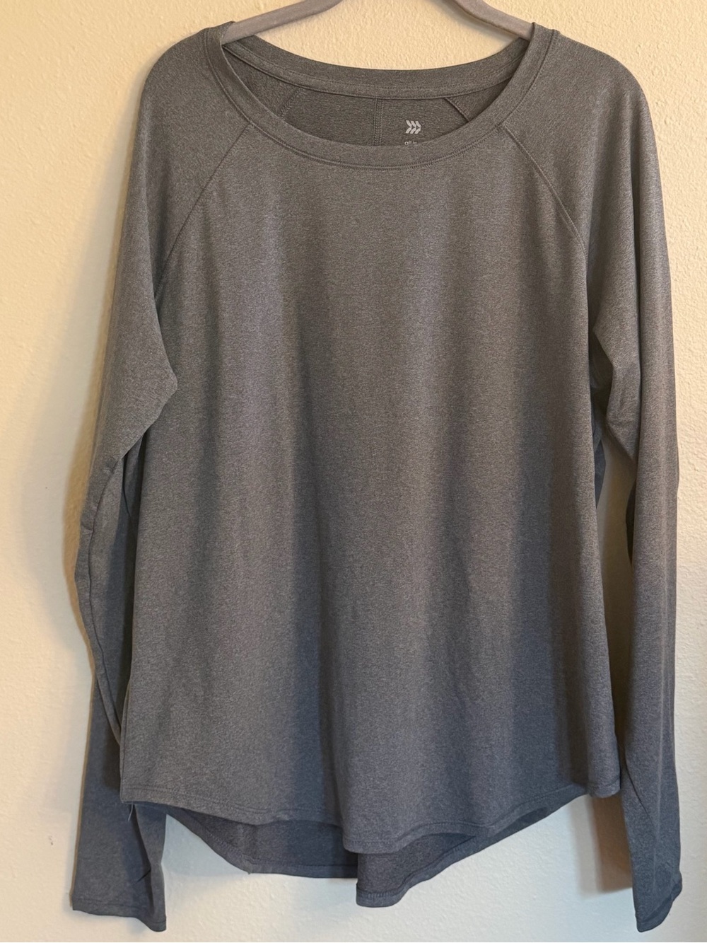 all in motion Gray Crewneck Long-Sleeve Sweater